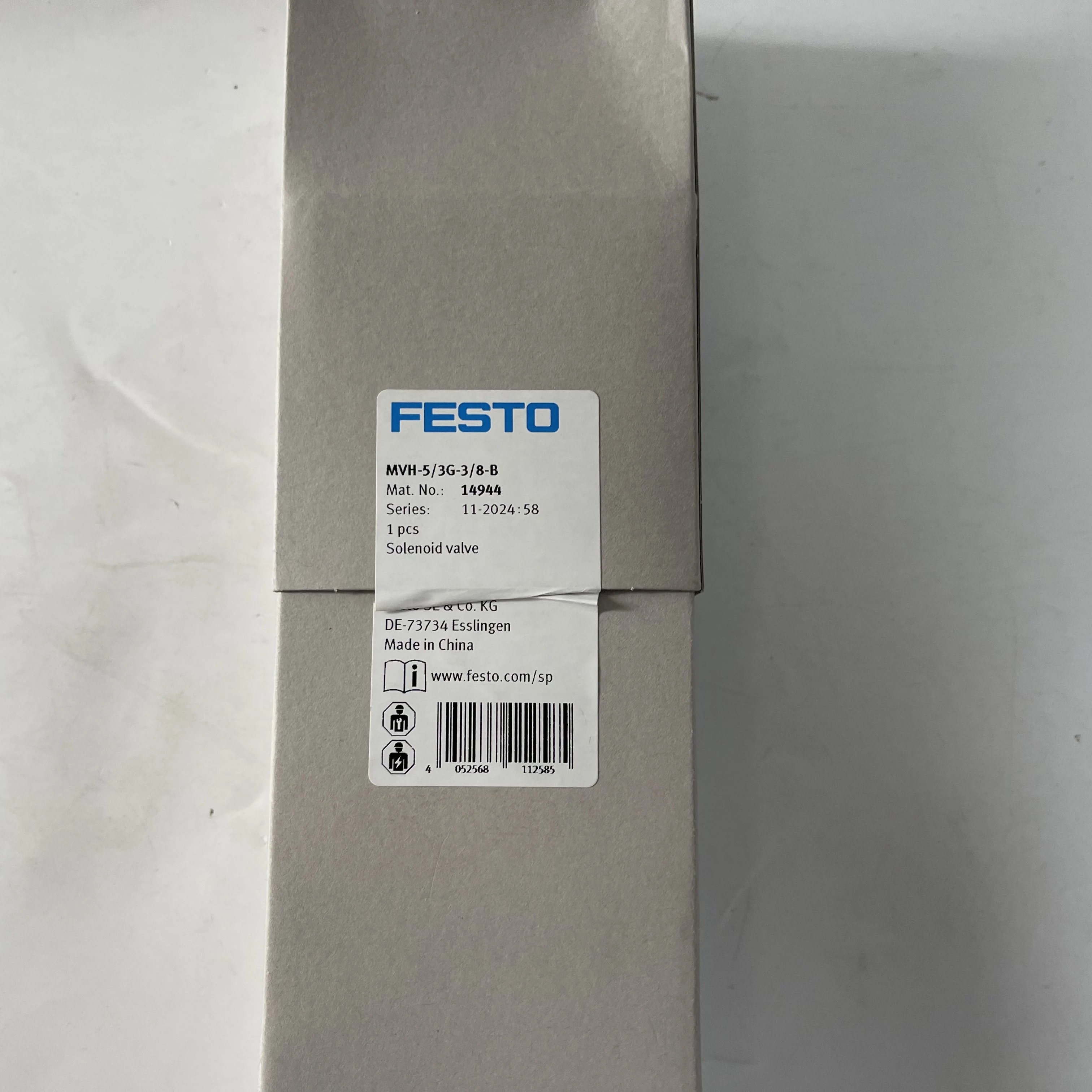 FESTO Solenoid Valve MVH-5/3G-3/8-B