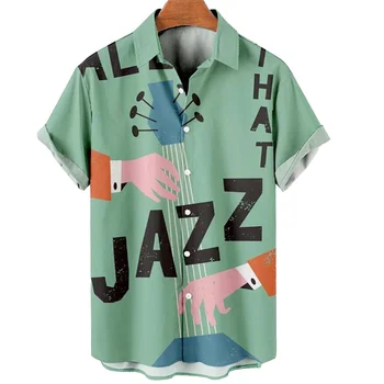 Wholesale Comfortable Hawaiian Camp Cotton Shirt for Men RTS Sporty Button-up Sublimation Transfer Short Sleeve Casual