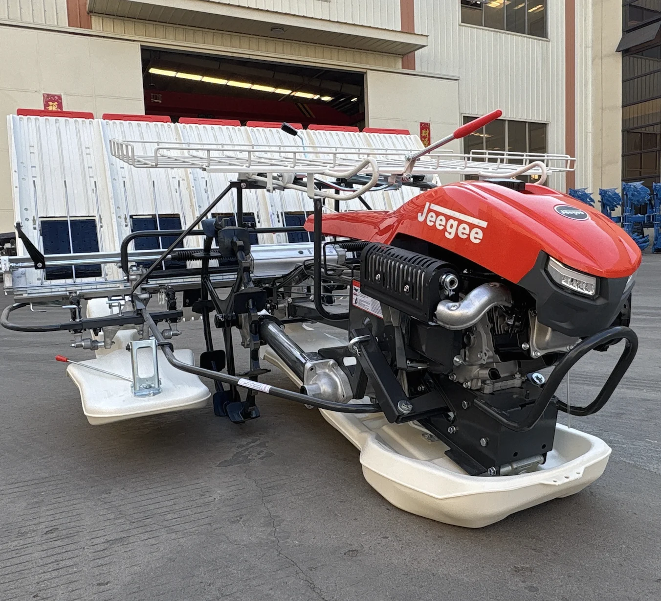 Jeegee  High Speed Walking Type 6 Rows Walk Manual Seedling Transplanter