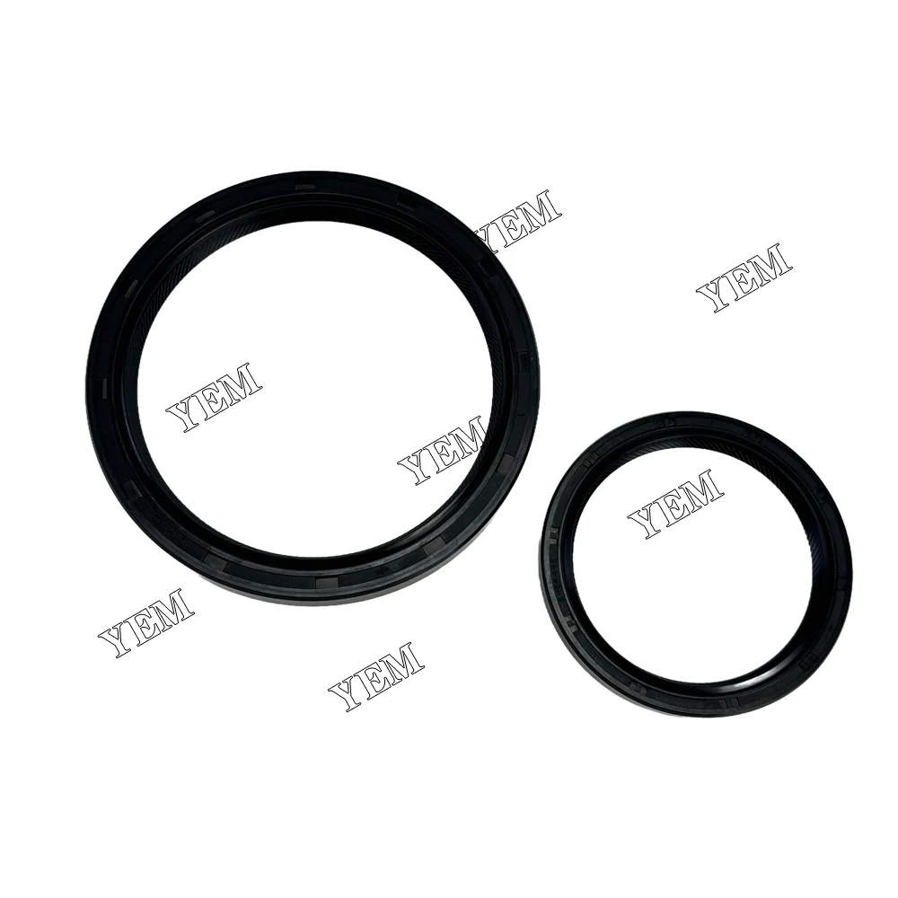 D04F Crankshaft Front Rear Oil Seal for Mitsubishi Tractor Excavator Mowers Engine Repair Parts for Mitsubishi Crankshaft Seal