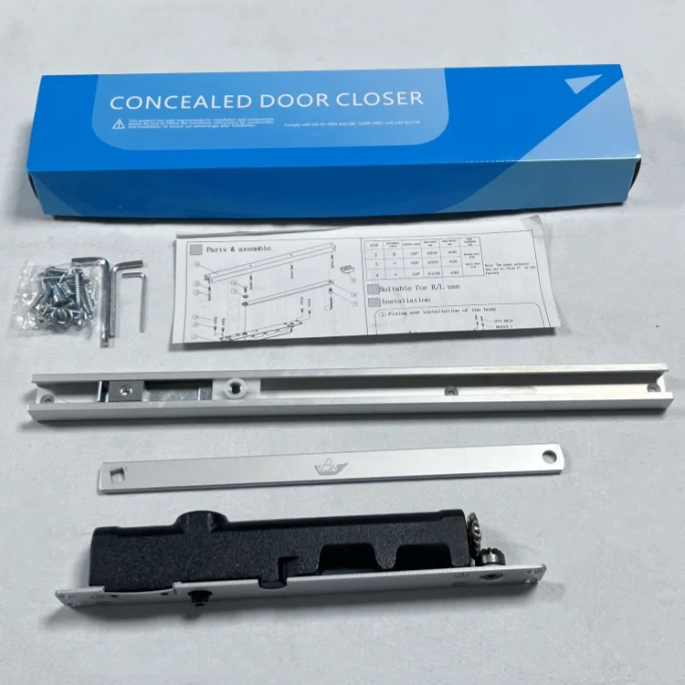 High Quality Cast Iron Concealed Sliding CAM Action Door Closer Image Max 80kg  Two Way Door Closer