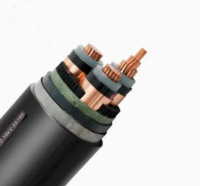 33kv 35kv Medium Voltage Single or 3 Core Copper Aluminum Conductor XLPE Insulated Armoured LSZH Electrical Power Cable