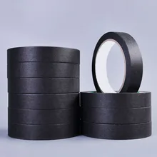 High Quality Heat Resistant Rubber Spray Crepe Paper Self Adhesive Tape Automotive Painters Masking Tape Jumbo Roll