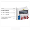 Circuit breaker + five-pin socket + multi-function socket