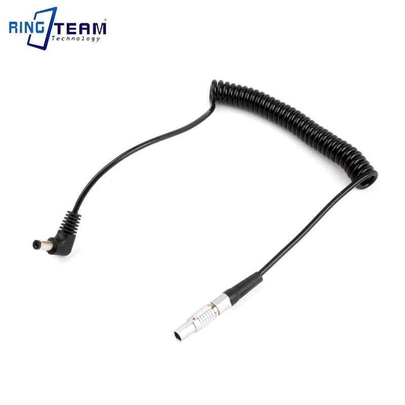 Coiled Cable DC 5.5*2.5mm Male to 6-Pin for DJI Focus Power Cord for DJI Focus Wireless Follow Focus Motor factory