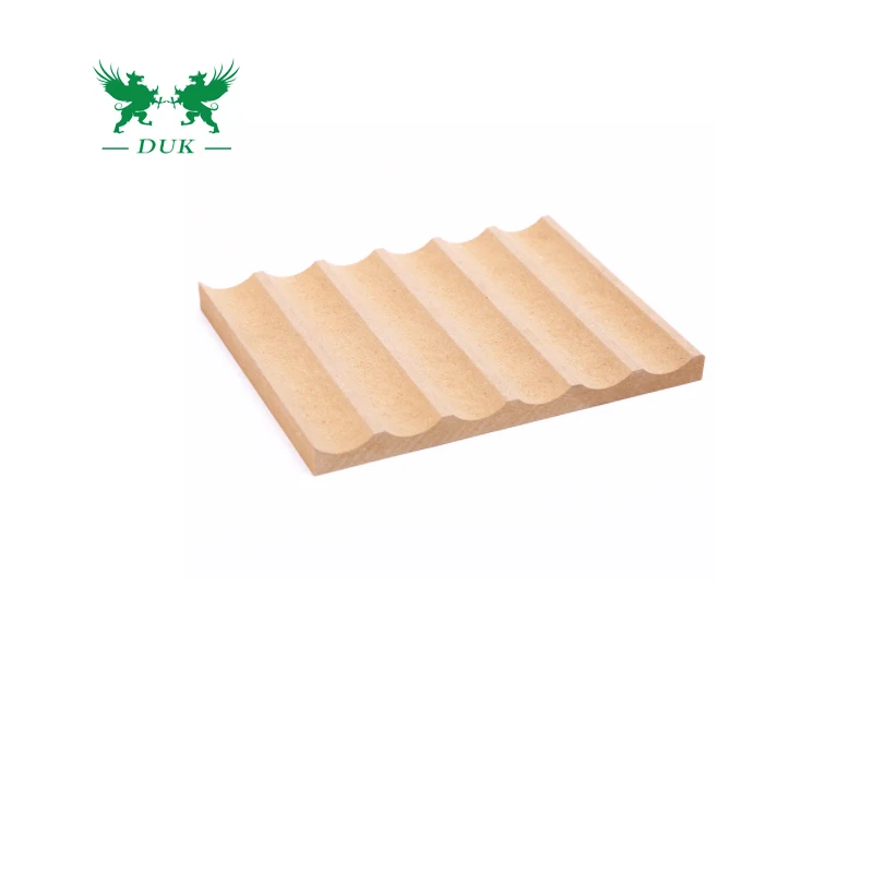 Beautiful Wave Design MDF 3D Led Wall Panel for Interior Decor 3D MDF Wave Board