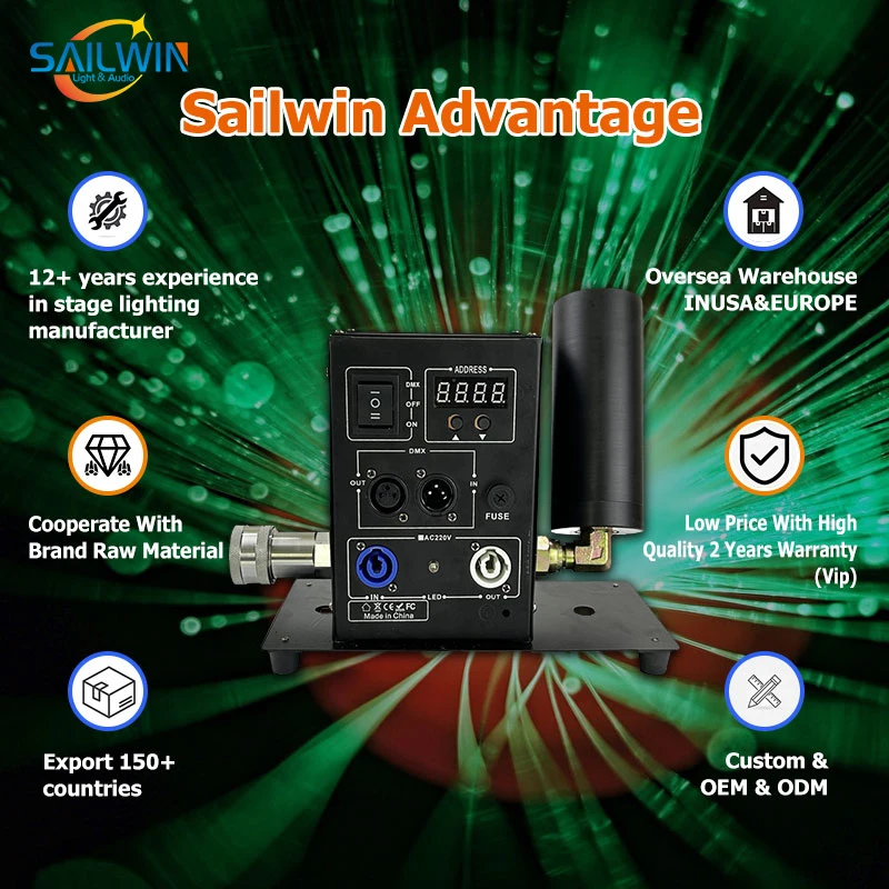 CO2 Jet Machine Stage Effect DJ up Smoke Fog Machine Stage Lights with  Carbon Dioxide Special Effects Smoke Machine