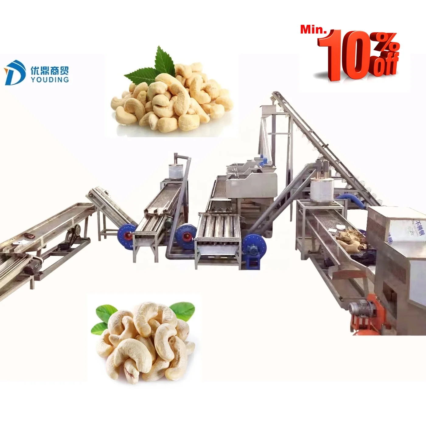 Complete Cashew Processing Factory Automatic Cashew Nut Sorting Machine