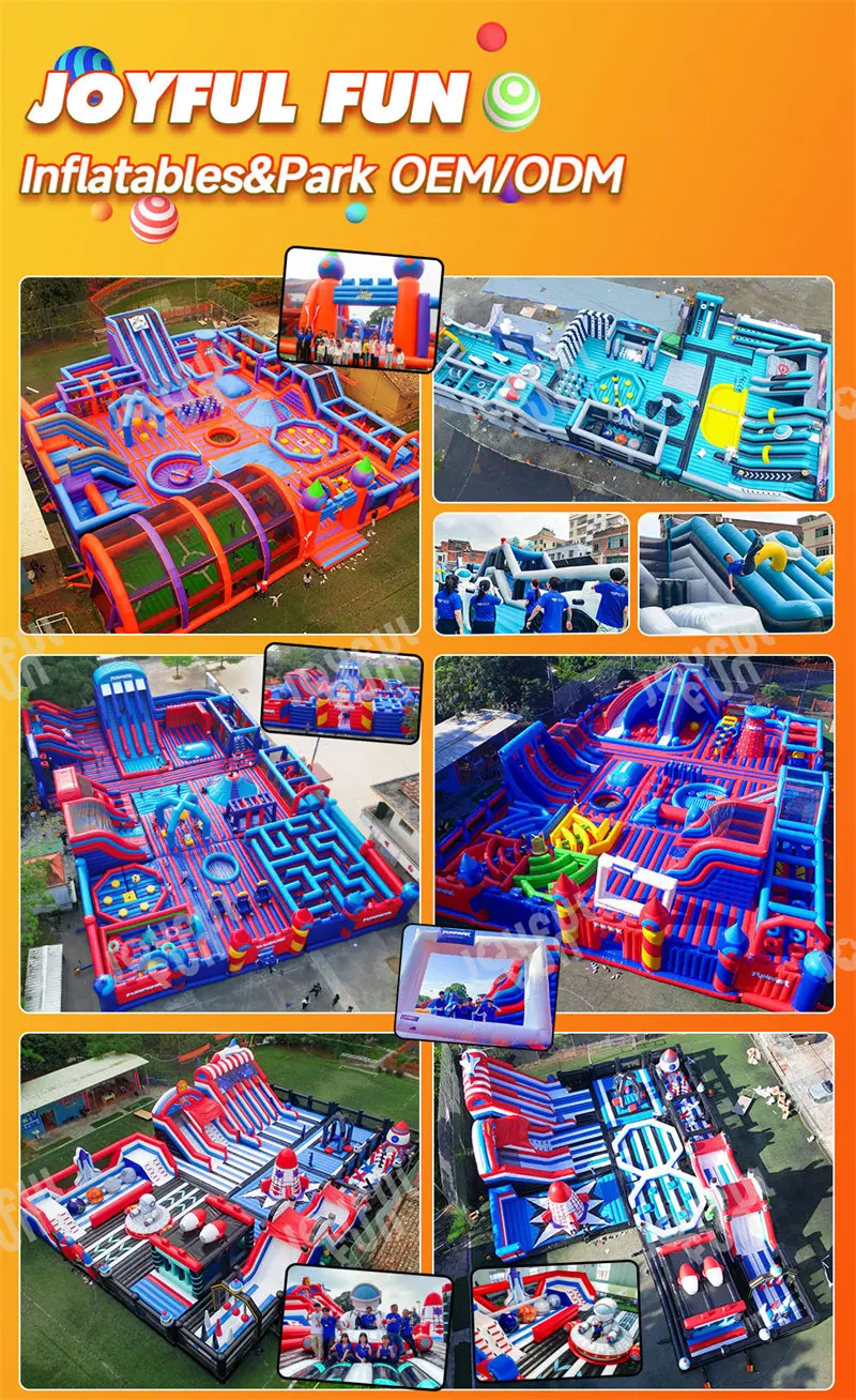 Joyful Fun Giant Inflatable Indoor Theme Park Inflatable Kids ...