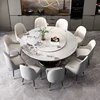 One table with six chairs