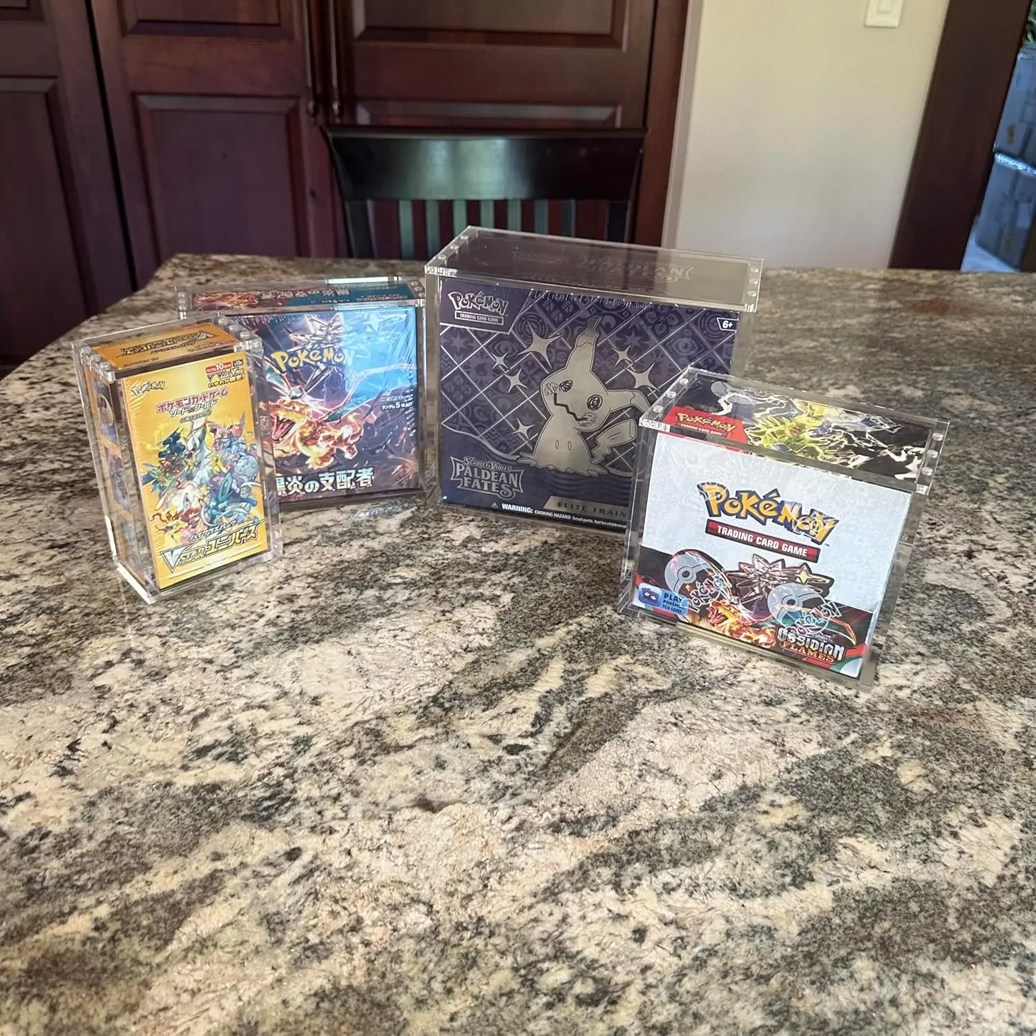 JERY Wholesale Pokemon Japanese Booster Box for High Class Version Acrylic  Case