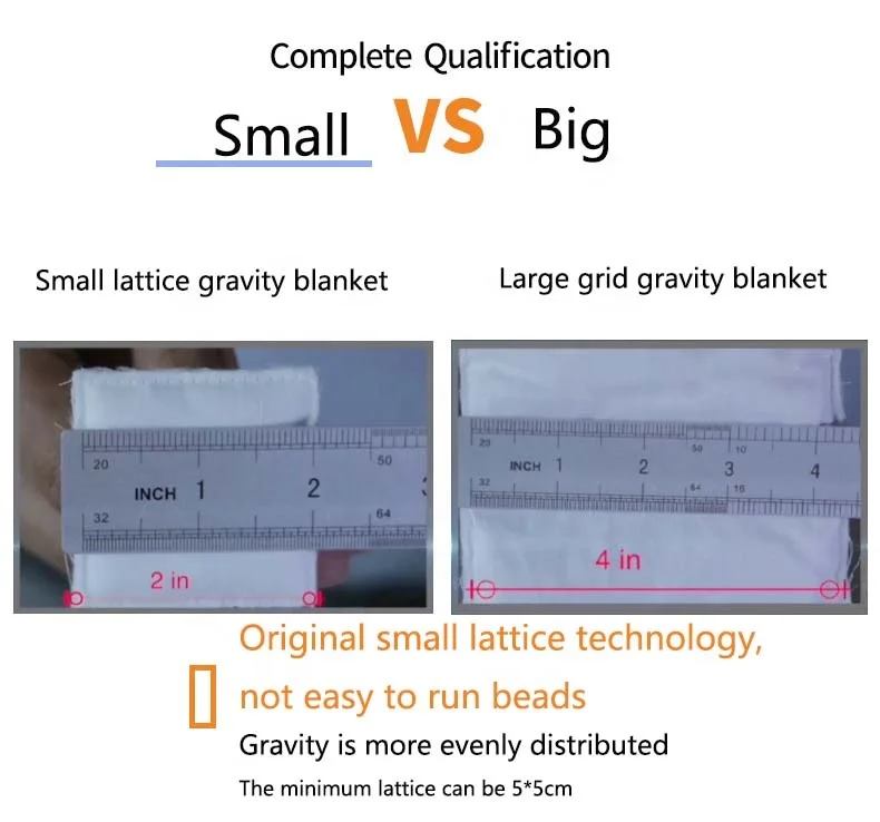 Quanke Customization 15 Lbs Cooling 150X200 Sensory Bamboo Cooling Weighted Blankets for All Season Heavy Blanket for Winter