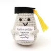 Potato black doctoral hat p card