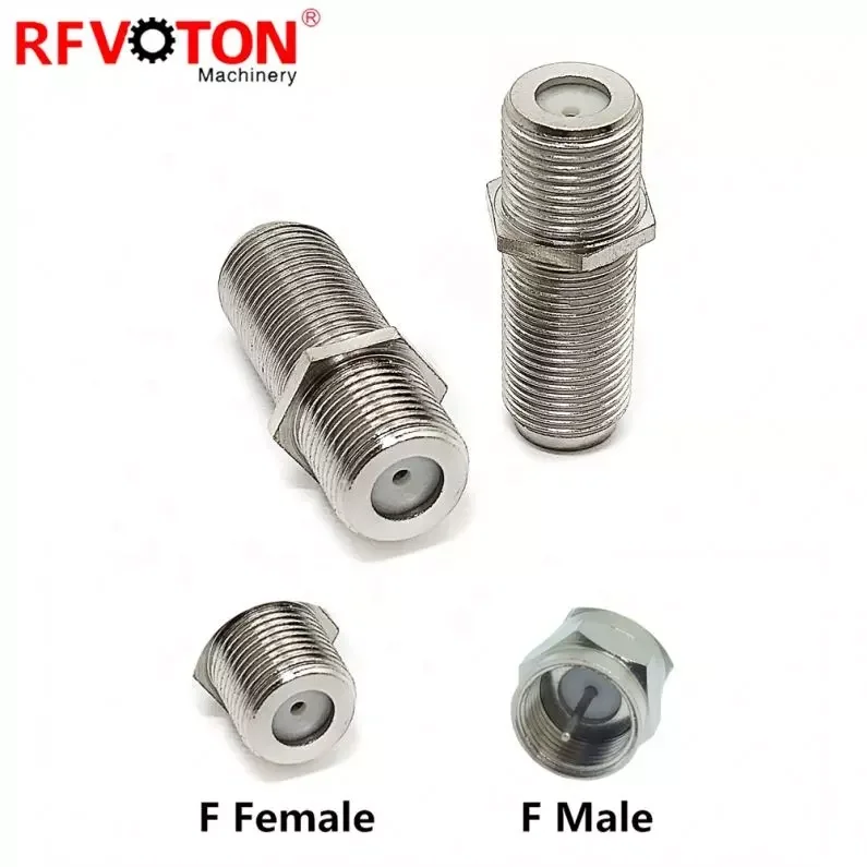 F type F81 Female to Female Coaxial connector RG6 cable coupler barrel splice adapter feed-thru 3Ghz supplier