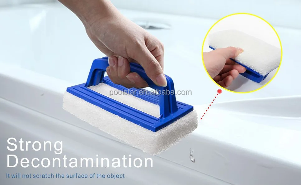 Efficient Swimming Pool Cleaner Scrubbing Pad Brush For Other Pool