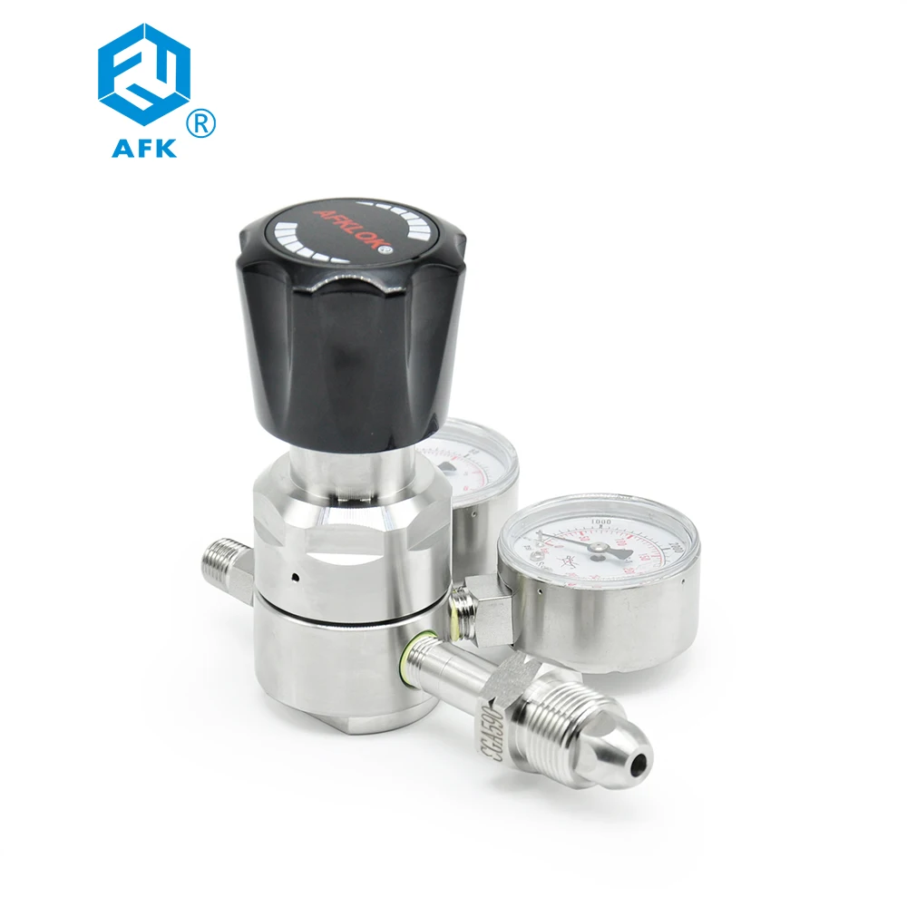 4000psi одноступенчатый газовый регулятор высокого давления Регулятор газа азота CO2 регулятор клапана впускное соединение CGA590