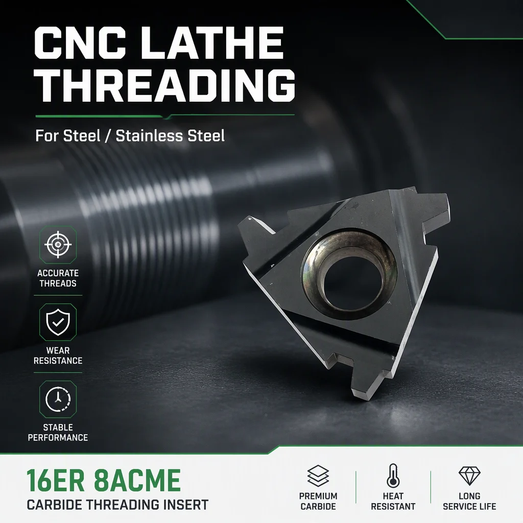 ZZST 16ER 8ACME CNC Lathe Cutting Tools Carbide Inserts Threading Turning Tools OEM Customizable