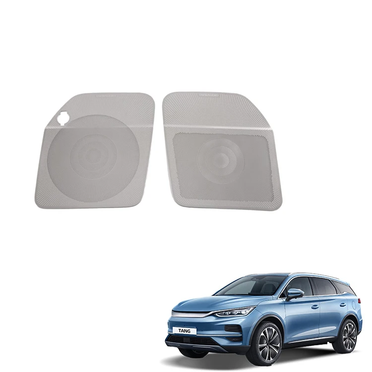 Trunk Woofer Speaker Cover for BYD Tang Accessories Stainless Steel Speaker Tweeter Cover Car Interior Accessory