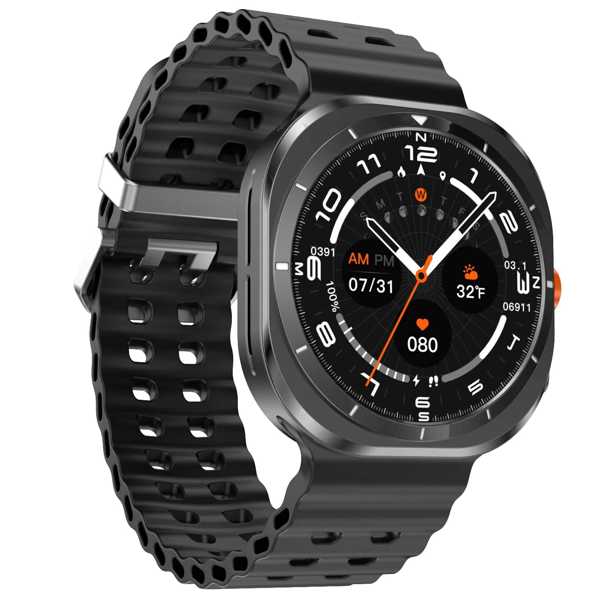 VALDUS 350mAh Battery Capacity Support TWS Connection IP68 Waterproof Smartwatch Super Long Recording DT Watch Ultra Smart Watch