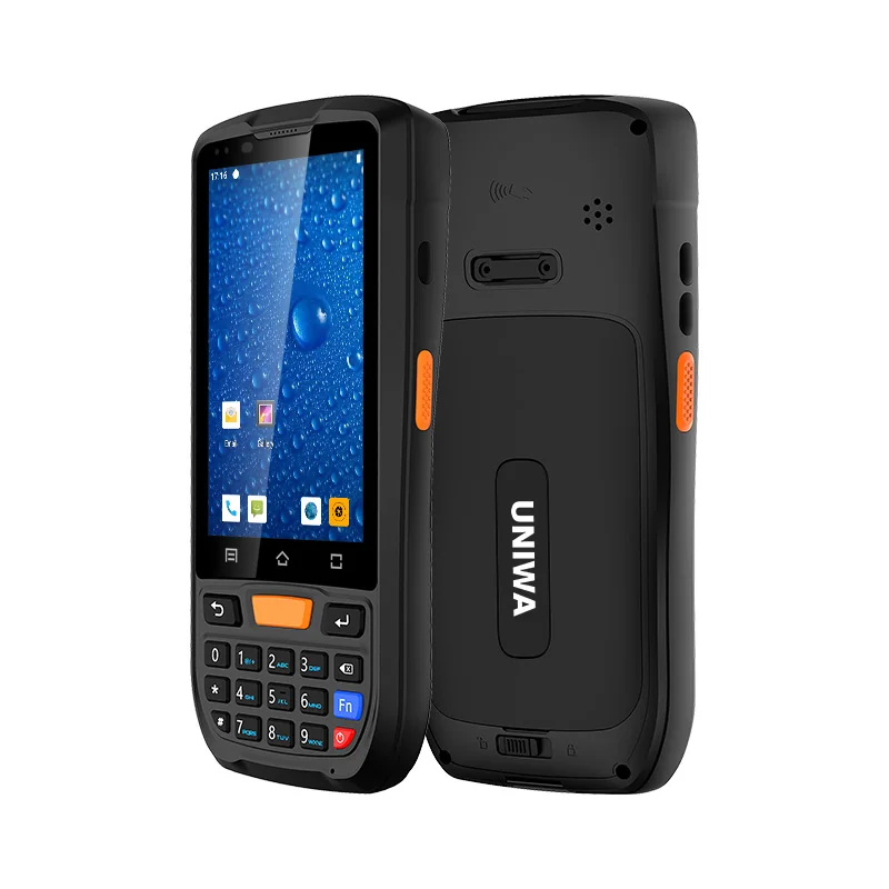 OEM ODM ручная пресс-форма для UNIWA HS001 4 дюйма IP67 Android 9 0 прочный КПК 1D/2D QR сканер штрих-кода Walkie Talkie мобильного телефона из закаленного