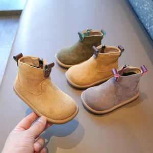 Fashion High Quality Casual Kids Shoes Wholesale New Styles Winter Footwear Toddler Baby Children's Boots for Girls and Boys