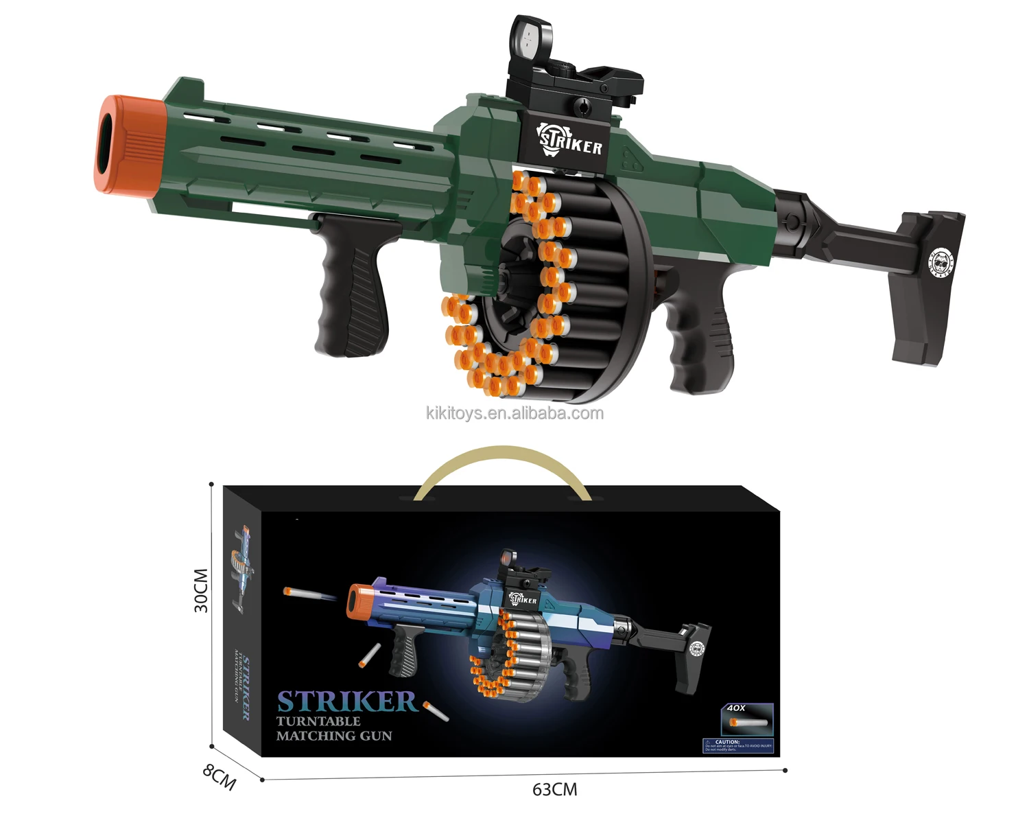 2024 70CM Manual Air Soft Bullet Gun Toy for Kids