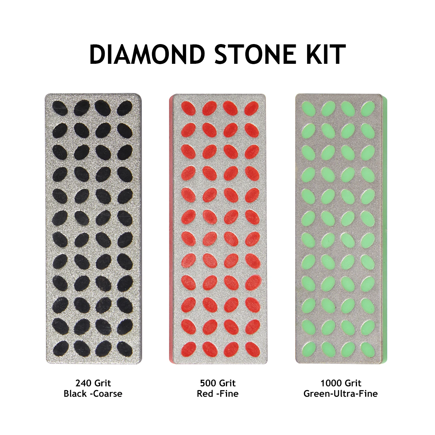Pierre à aiguiser pour les bords de ski, ensemble d'affûtage diamant DMD, 3 pièces, 240 360 500 1000, grain 18 Pierre à aiguiser pour les bords de ski, ensemble d'affûtage diamant DMD, 3 pièces, 240 360 500 1000, grain 18