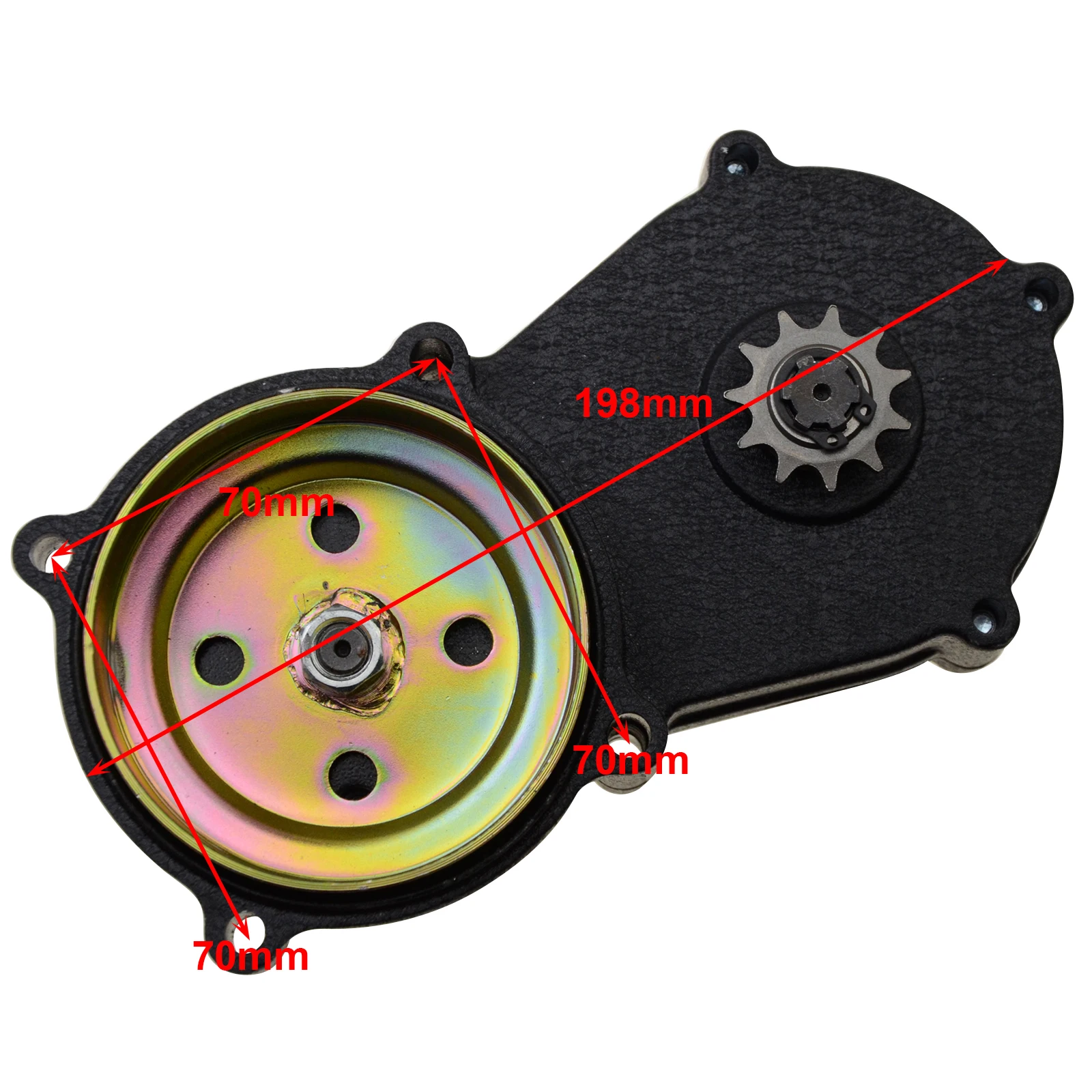 Трансмиссия GOOFIT Leah типа, 11 зубьев, сменная коробка передач с двойной цепью для карманного велосипеда, мини-квадроцикла, скутера 47cc 49cc