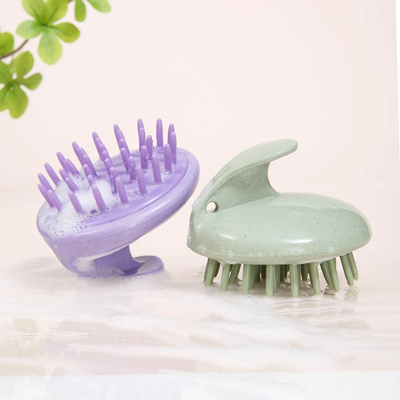 Силиконовая щетка для мытья волос