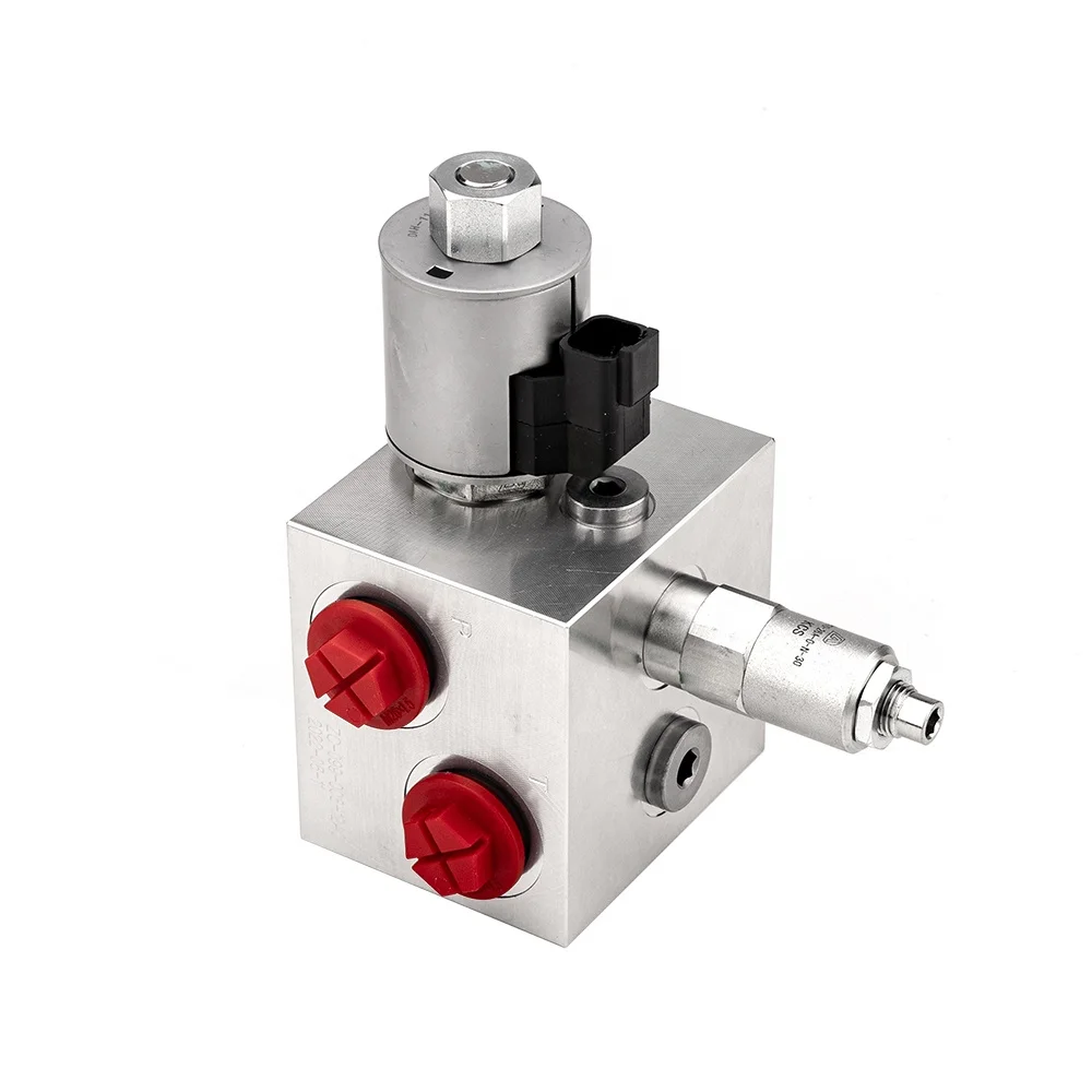 ZW Factory Custom 20-240L Flow Hydraulic Manifold Block Unloading Valve Block Flow Priority Valves
