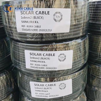 XLPE/XLPO solar wire PV1-F solar pv cable 4mm2 6mm2 for solar panel