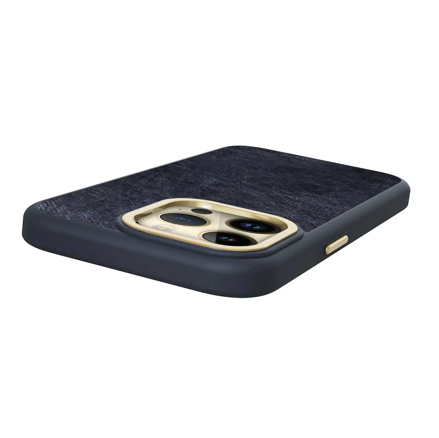 2024 Custom Design Leather Phone Case With Aluminum Alloy Camera Ring Metal Button for iPhone 14 15 Pro Case for iPhone 15 Case