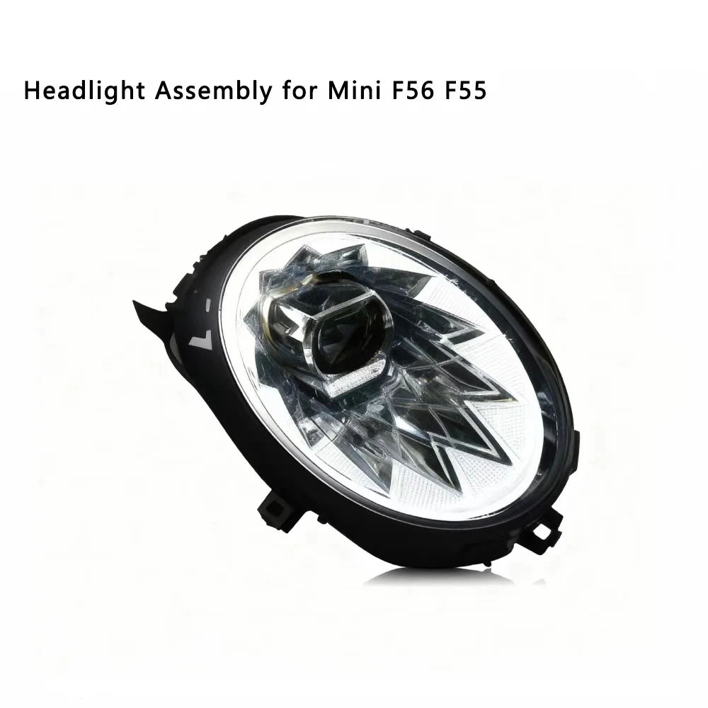Mini F56 F55 Modified LED Daytime Running Lights 12V 6000K New Headlights Turn Signal H4 Bulb Shape
