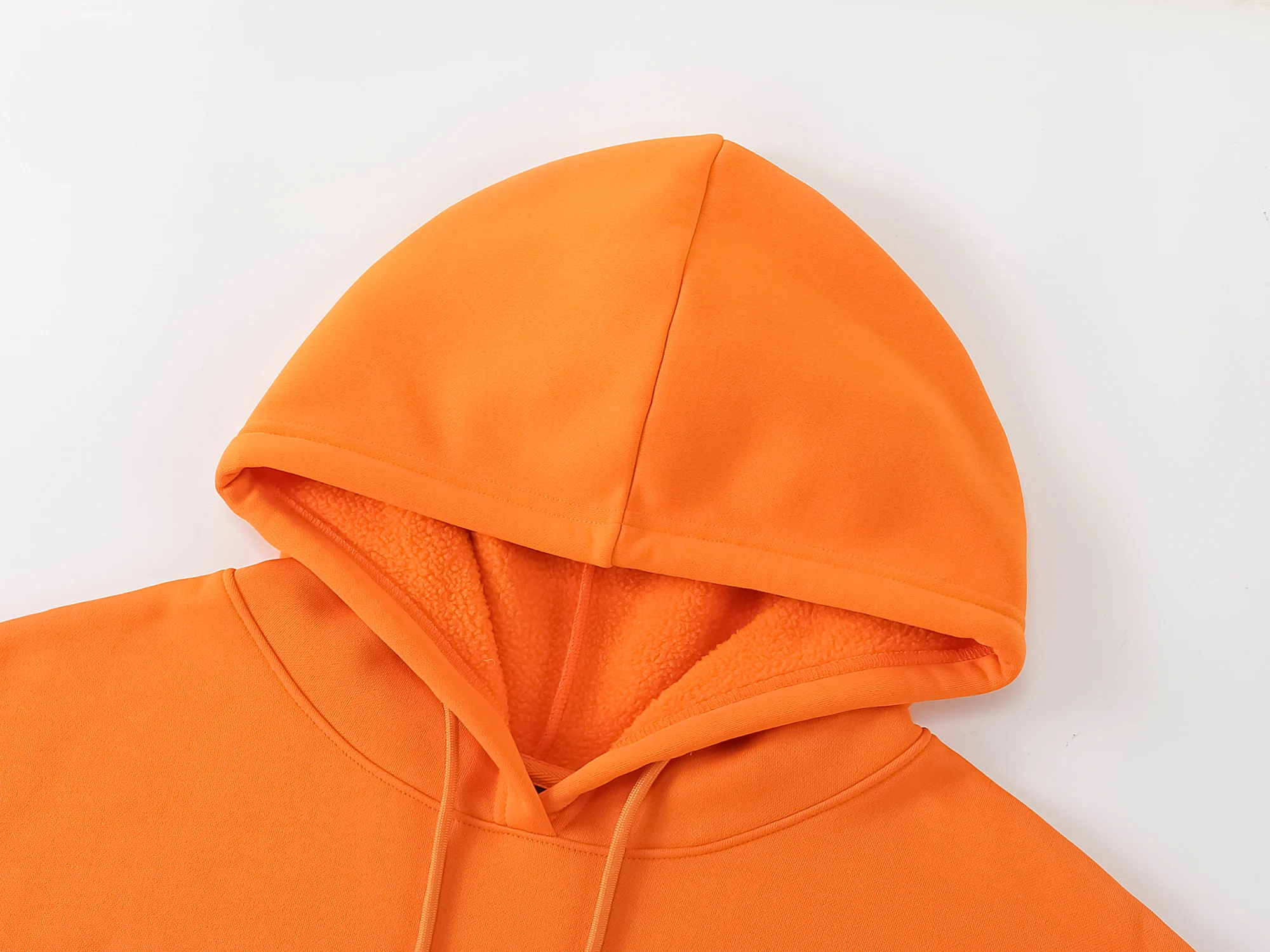 Premium 100 Cotton Plus Size Hoodie for Men High Quality French Terry Fleece Sweatshirt