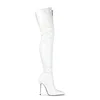 WHITE patent leather