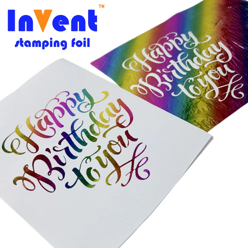 New Design Diy Bluetoner Reactive Foil Hot Stamping Foil For Wedding
