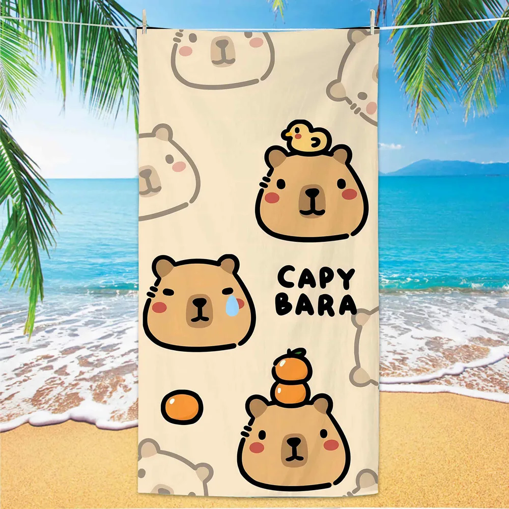 Kapi Bara Kids Beach Towel Cute Dolphin Water Cartoon Pattern Quick-Drying Microfiber Bath Towel Explosion Print supplier