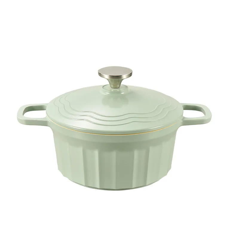 Enameled Cast Iron Pot with Non-stick Function Cast Iron Cookware Cast Iron Cooking Pot Rice Cooker