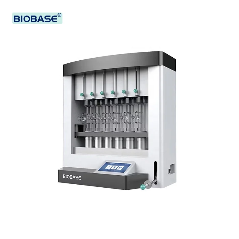 BIOBASE Soxhlet Apparatus Extractor 6 Heating Place Soxhlet Extraction Fat Analyzer for Food Samples