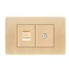 Brushed gold