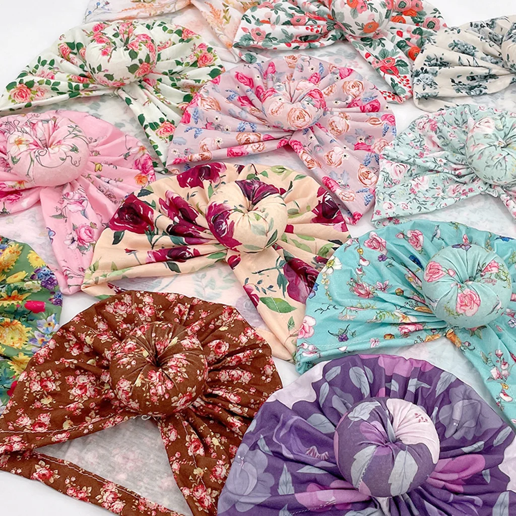 Шапочка-тюрбан с большим