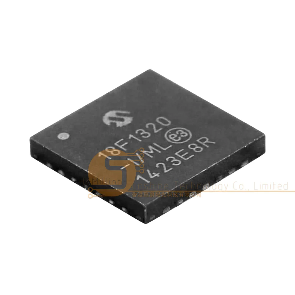 PIC18F1320-I/ML QFN28 8-bit Microcontroller 8KB Flash for Industrial Sensors