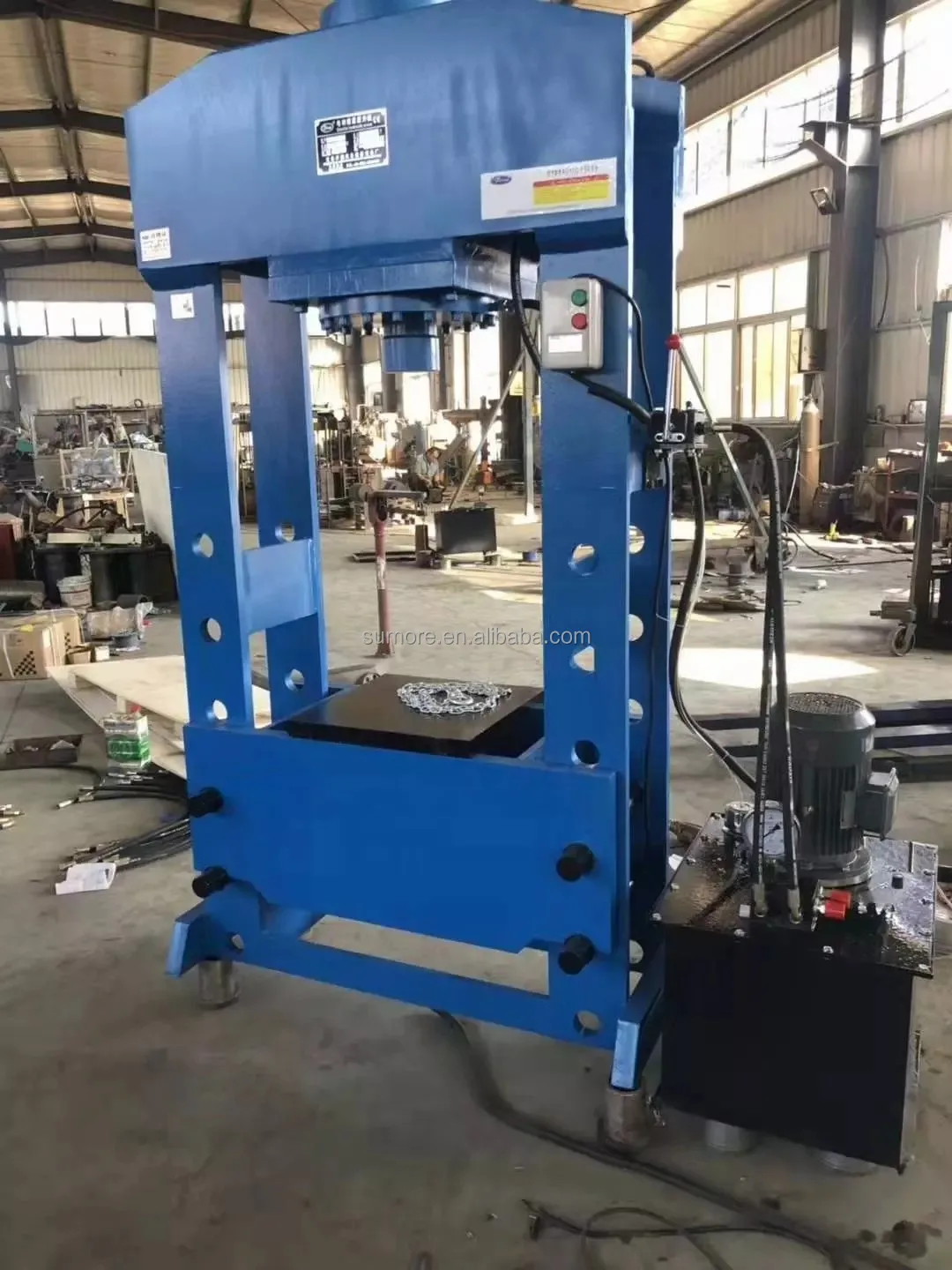 20-ton-hydraulic-press-machine-200-250mm-travel-h-frame-type-manual