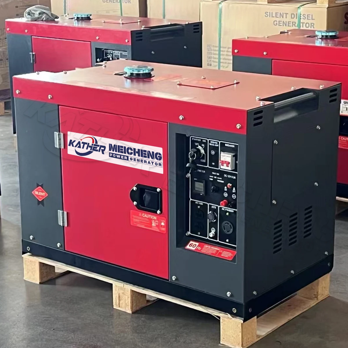 Super Diesel Silent Generator 5/8/10/15/18/20/ KW Kva 50/60HZ Electric Starter Single/Three Phase Portable Electrical Generators