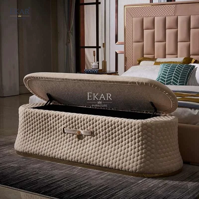 product stylish modern bedroom bench with diamond stitching home furniture for functional bedroom decor-62