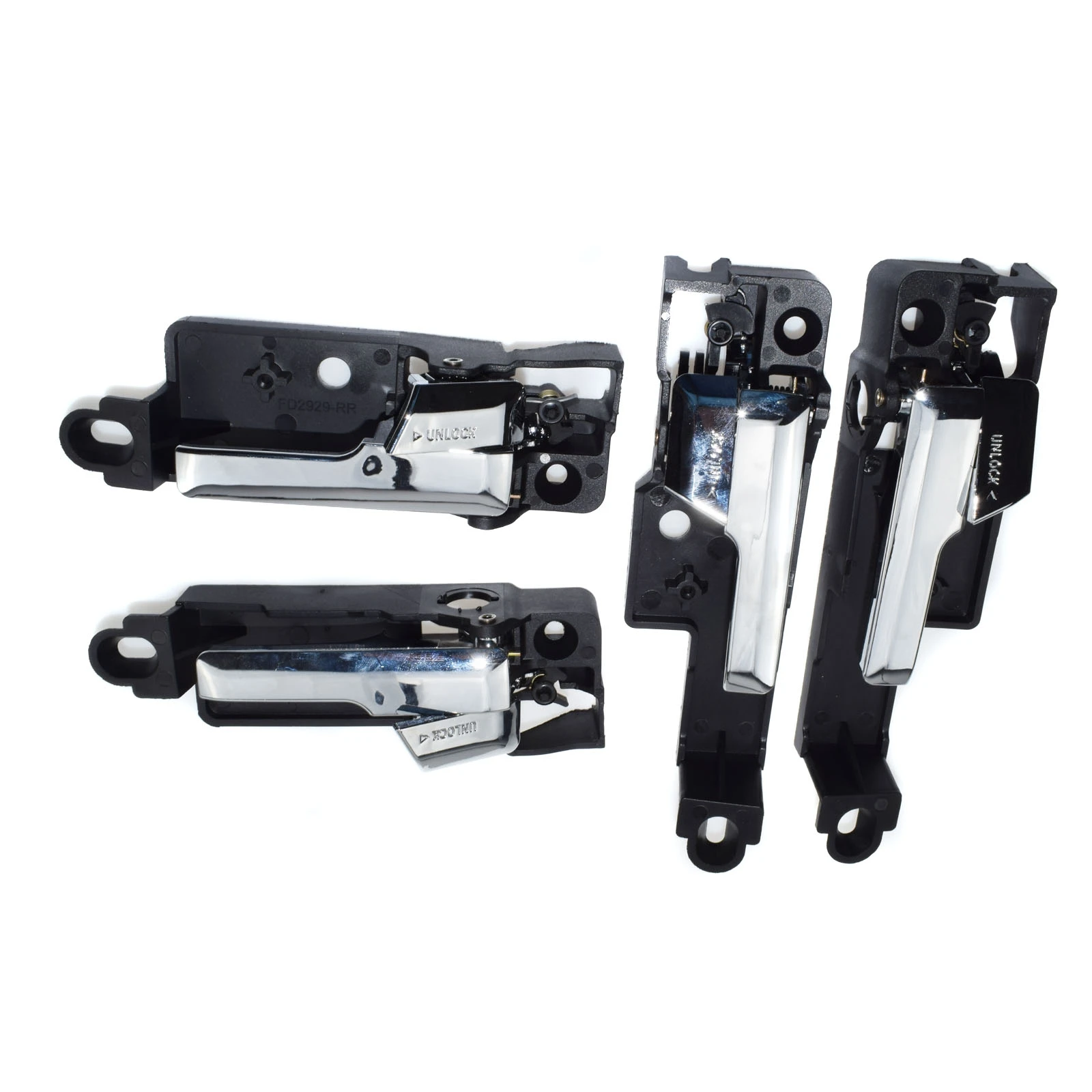 4PCS Inside Door Handle for Ford Fusion 06-12 Milan Lincoln MKZ 07