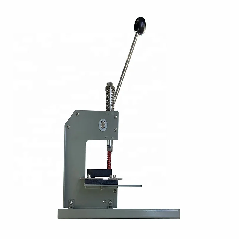 Manual Metal Sheet Name Plate Stainless Steel Punching Machine Paper Angle Cardboard Trim Cutter Round Corner Cutter