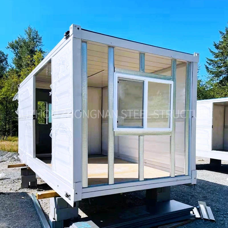 Zhongnan Low Cost 20FT Foldable Modular Luxury Prefab House Flat Pack ...