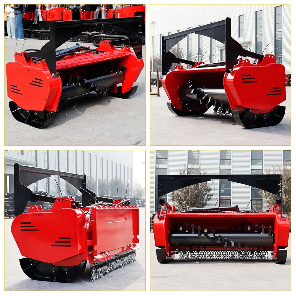 FREESHIPPING Forestry Mulcher Mini Skid Steer Loader Shandong Machinery 36 46  72 Mulcher