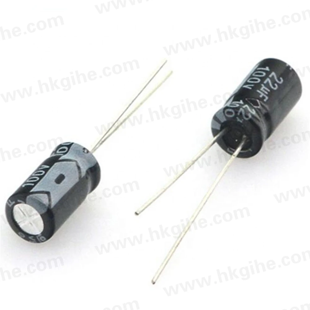 Hot Sales Electrolytic 100V/22UF 160V/1UF 6*11MM Capacitor wholesales in stock